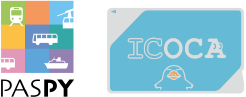 We accept IC cards.